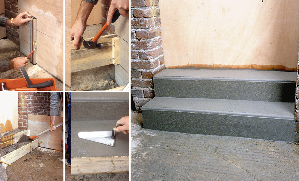 Tutoriel : comment couler des marches en béton?
